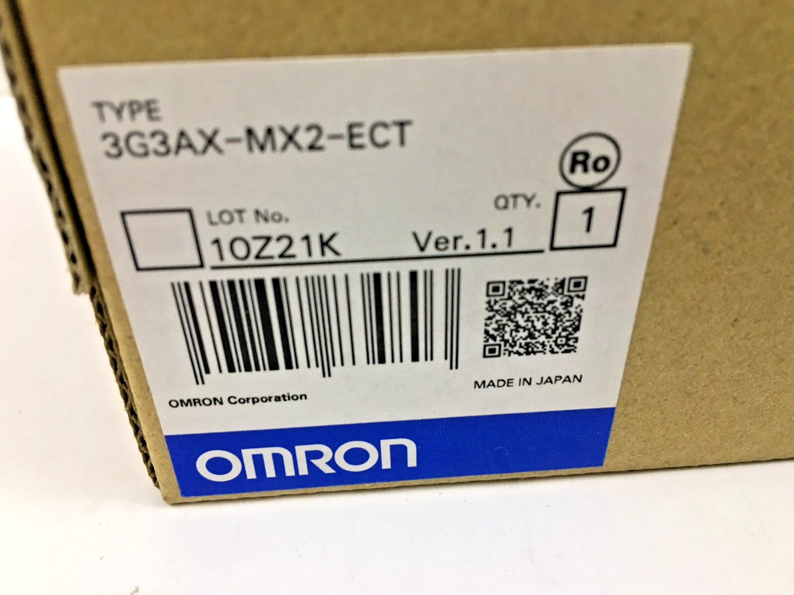 OMRON COMMUNICATION MODULE 3G3AX-MX2-ECT, US Seller, New in unopened Sealed Box