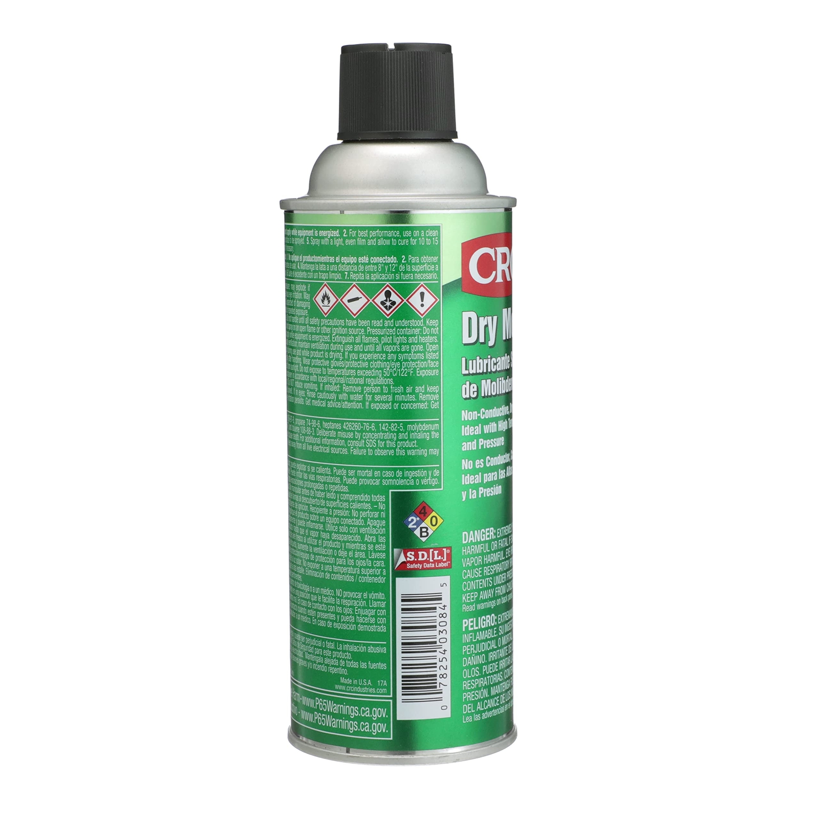 3084 Dry Moly Lube 11 oz Dark Gray