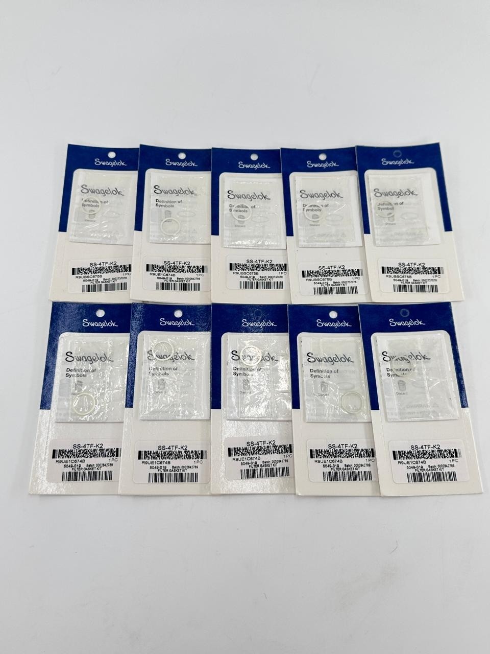 SWAGELOK FILTER GASKET KIT SS-4TF-K2 – LOT OF 10 PCS