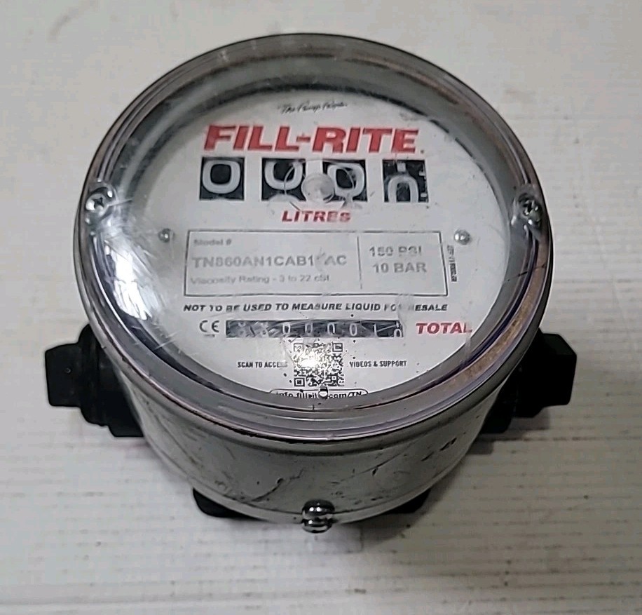 FILL-RITE TN860AN1CAB1LAC Flowmeter 150 PSI Mechanical 1 & 1/2″ Flow Meter Panel