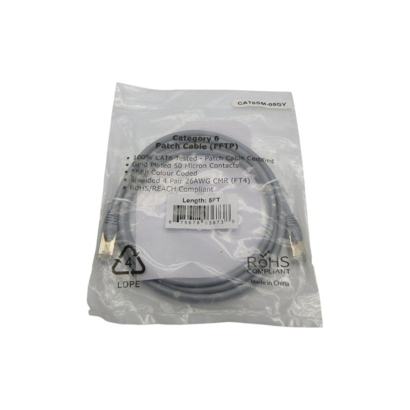 CABLE CAT6SM-05GY NSMP