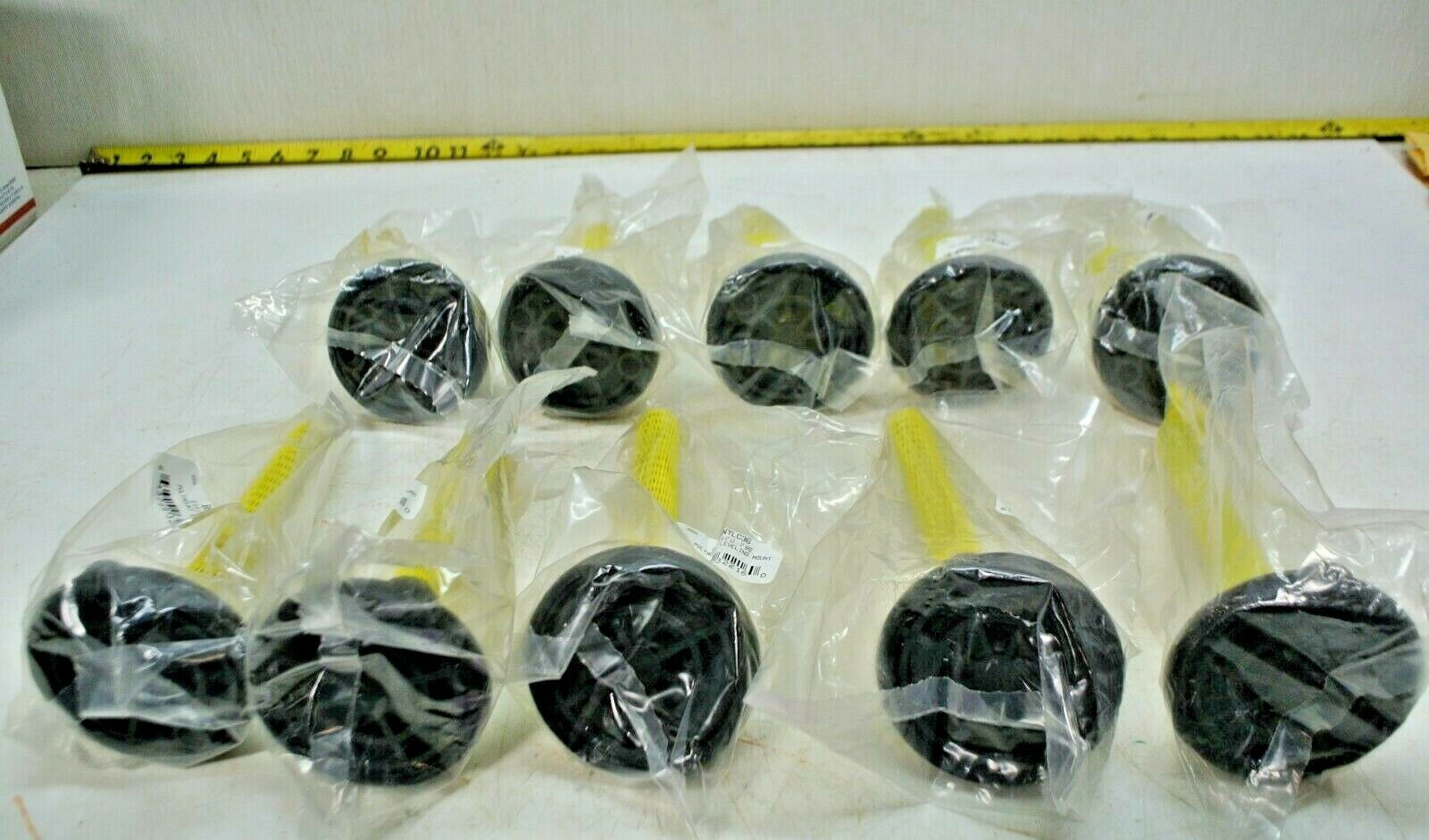10 pcs. Polymount Leveling Mount #BSNYLC36 5/8-11 x 6″ 3″Base