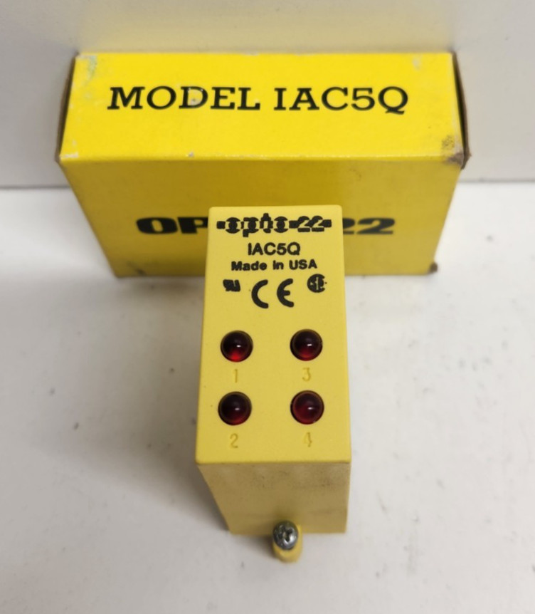 NEW IN BOX! OPTO 22 4-CHANN INPUT I/0 MODULE IAC5Q