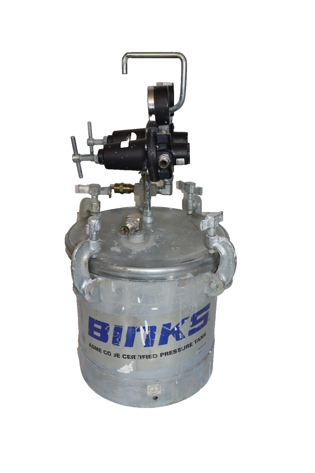 Binks 2.8 Gallon Paint Pot Stainless Pressure Paint Pot CRN OH6685.5C