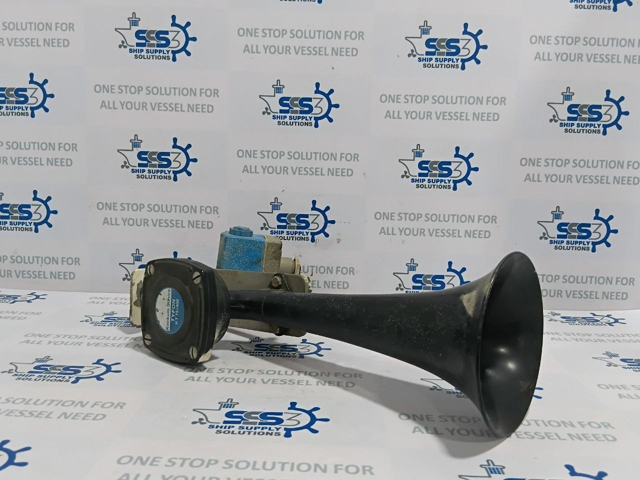 Kockum Sonics TYFON KT75/400 Air Horn With Solenoid Coil