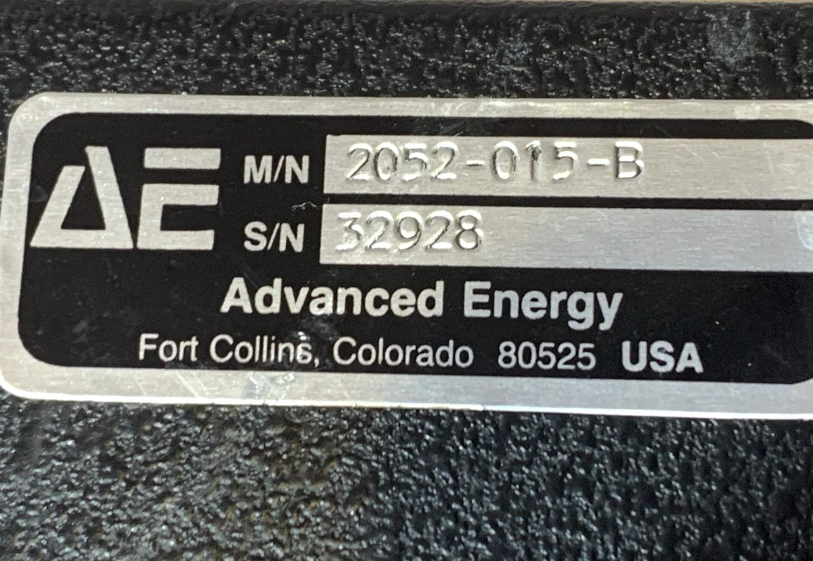 Advanced Energy AE 3152052-016 DC Magnetron Remote Interface, MDX-052, 453002