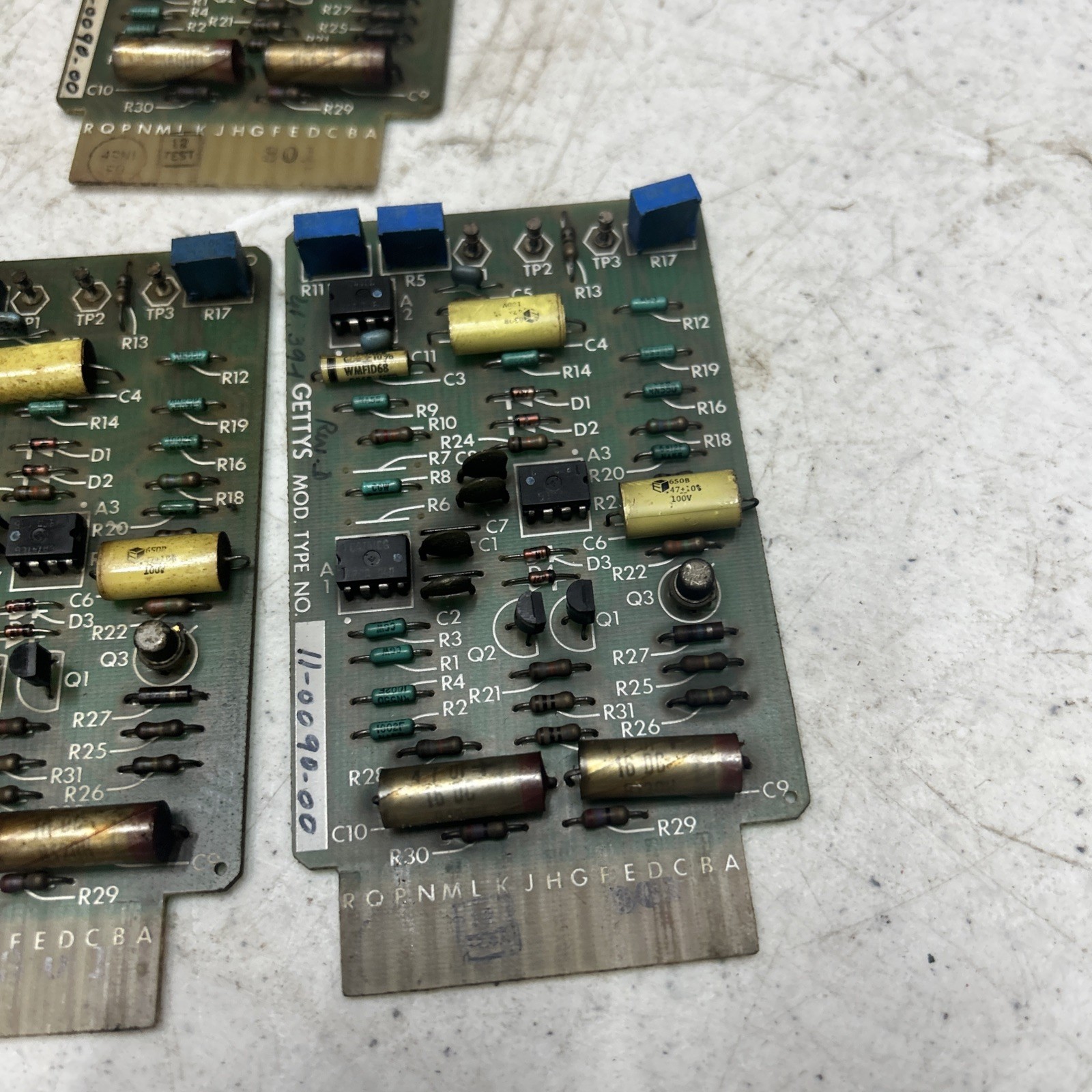 LOT OF 5 GETTYS 11-0090-00 CIRCUIT BOARD CARD, Free Shipping