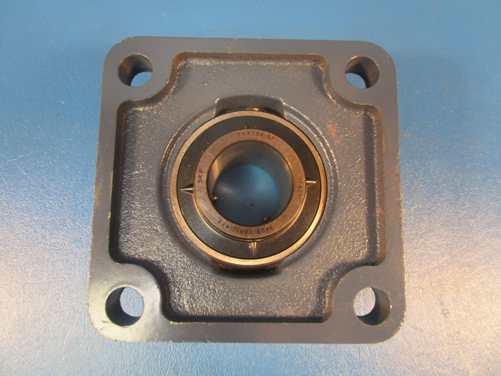 SKF FY30TF, Cast Iron 4-Bolt Ball Bearing Flange Unit, Insert=YAR206 2F
