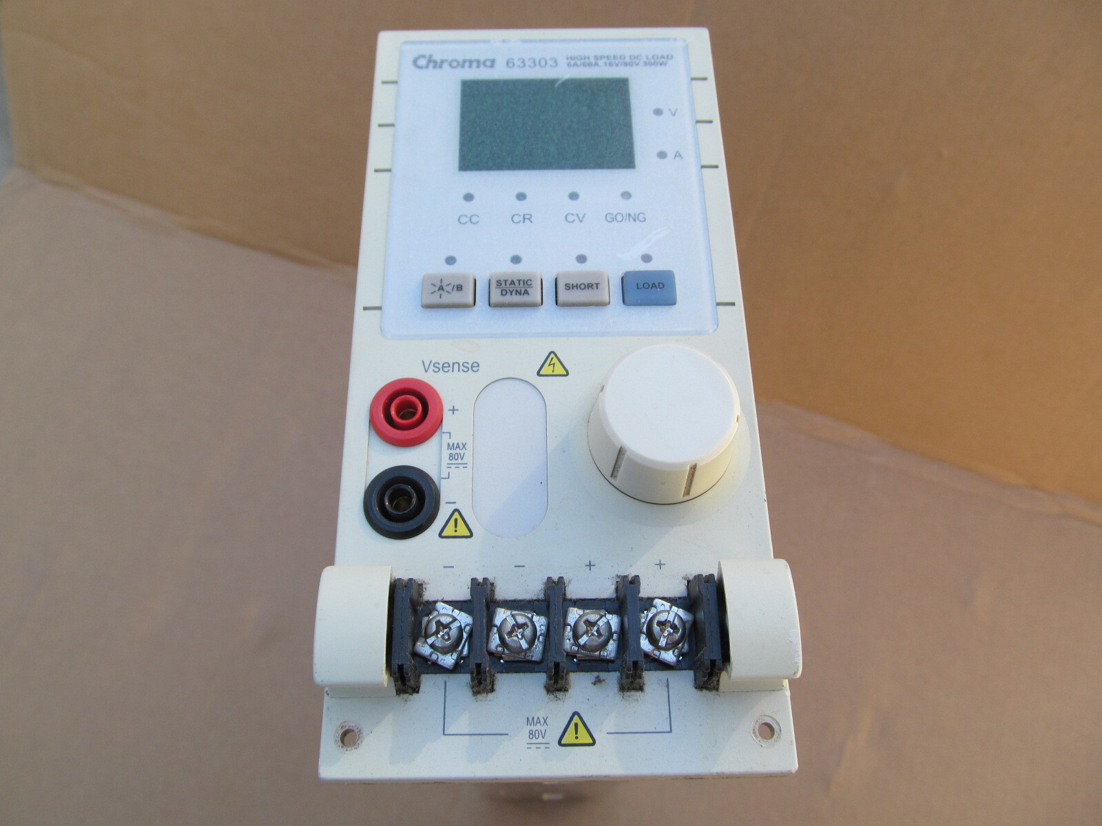 Chroma 63303 High speed DC Load 300-Watts 6A/60A 16V/80V