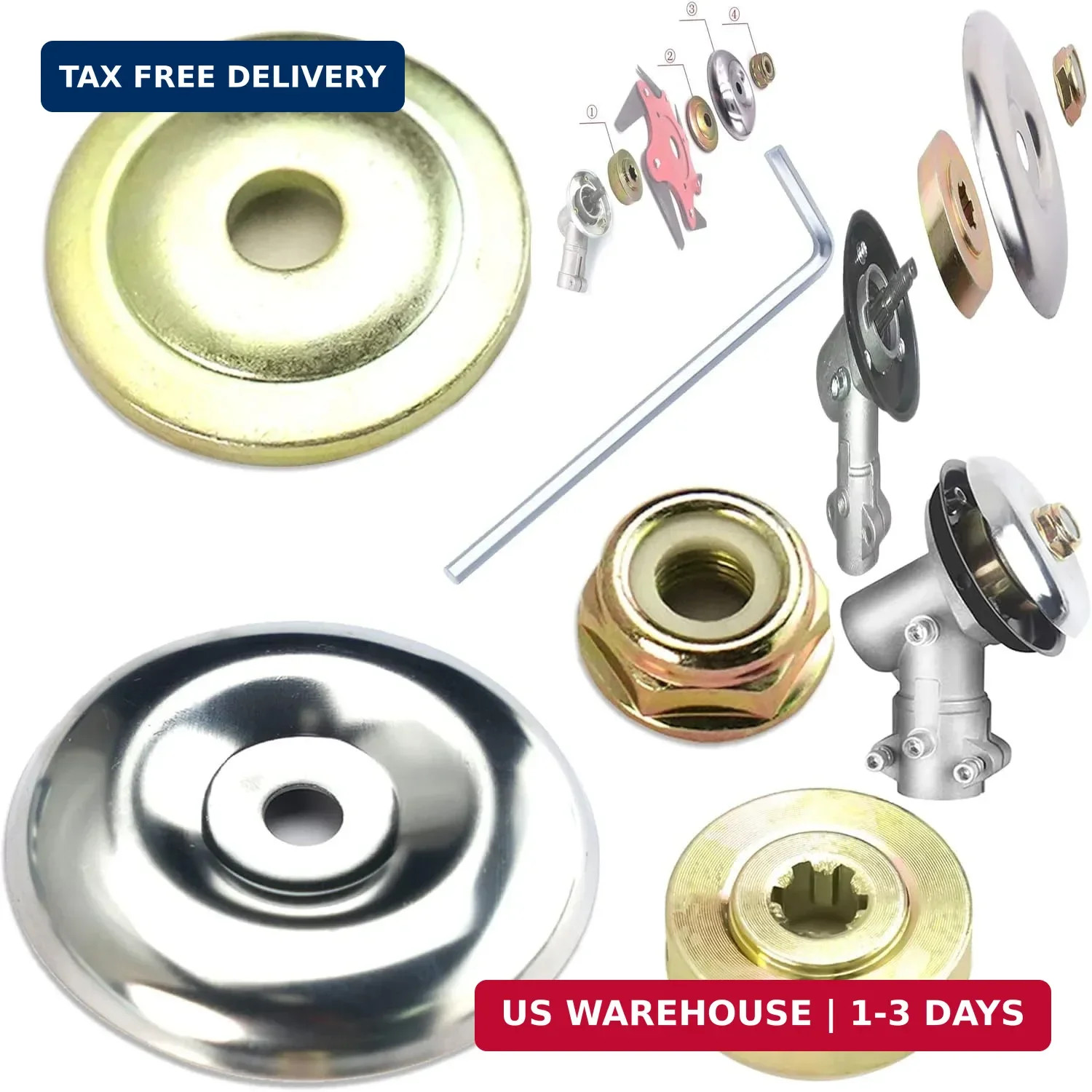 5Piece Set Trimmer Adapter Kit- Weed Kit, for Stihl Weed Trimmer Head Adapter fo