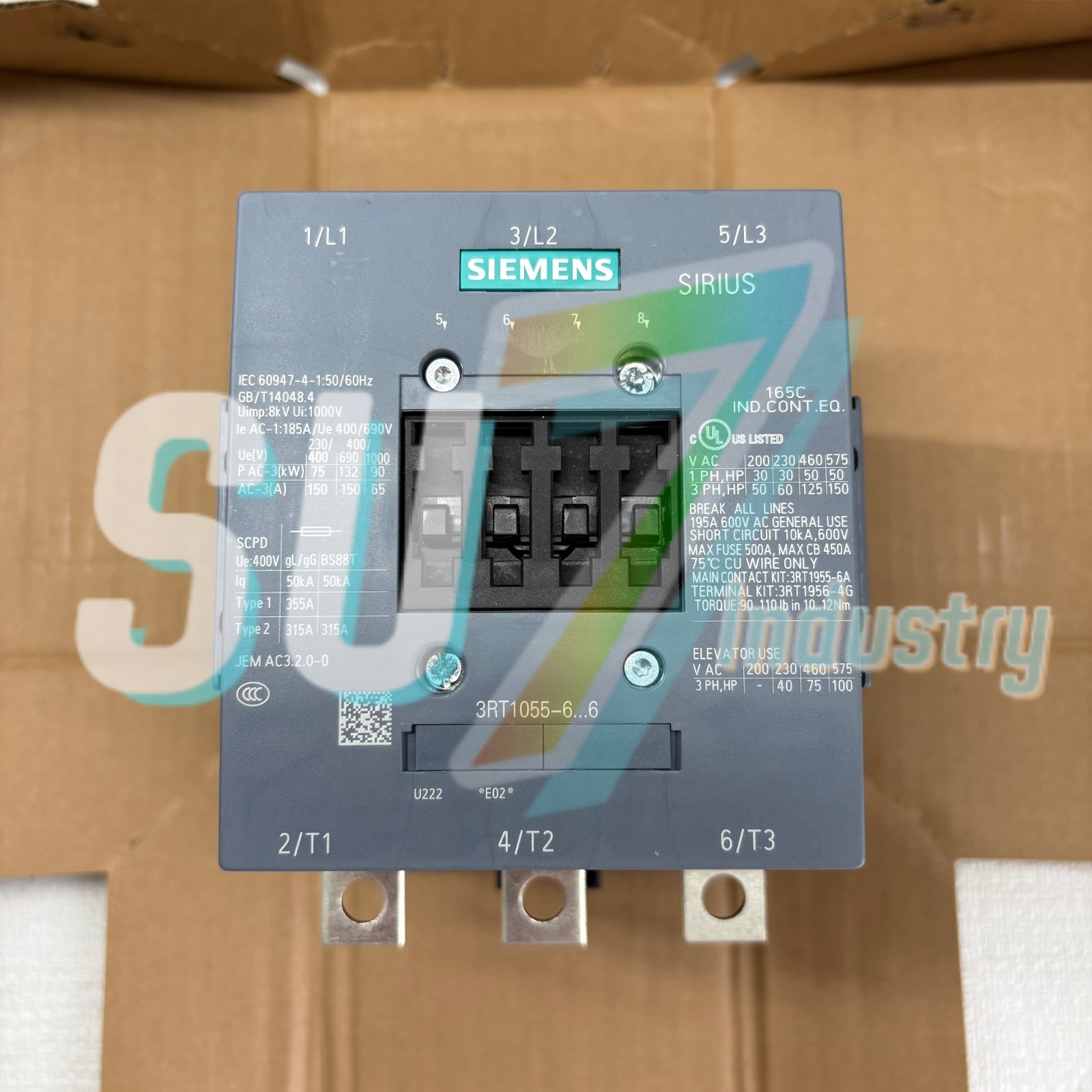1pcs new Siemens 3RT1055-6AF36 Contactor