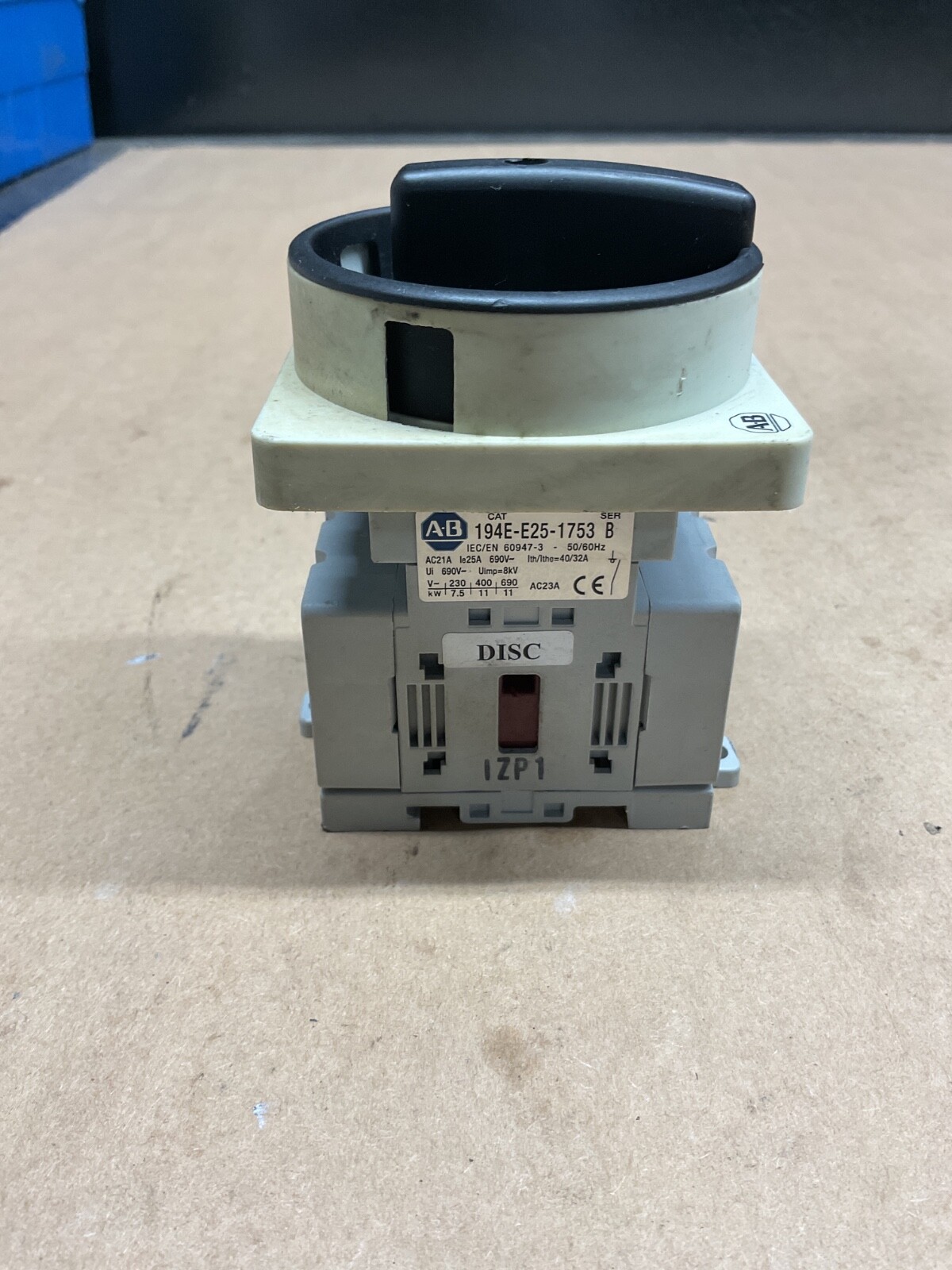 Allen Bradley 194E-E25-1753 Series B Disconnect Switch #4017PT168