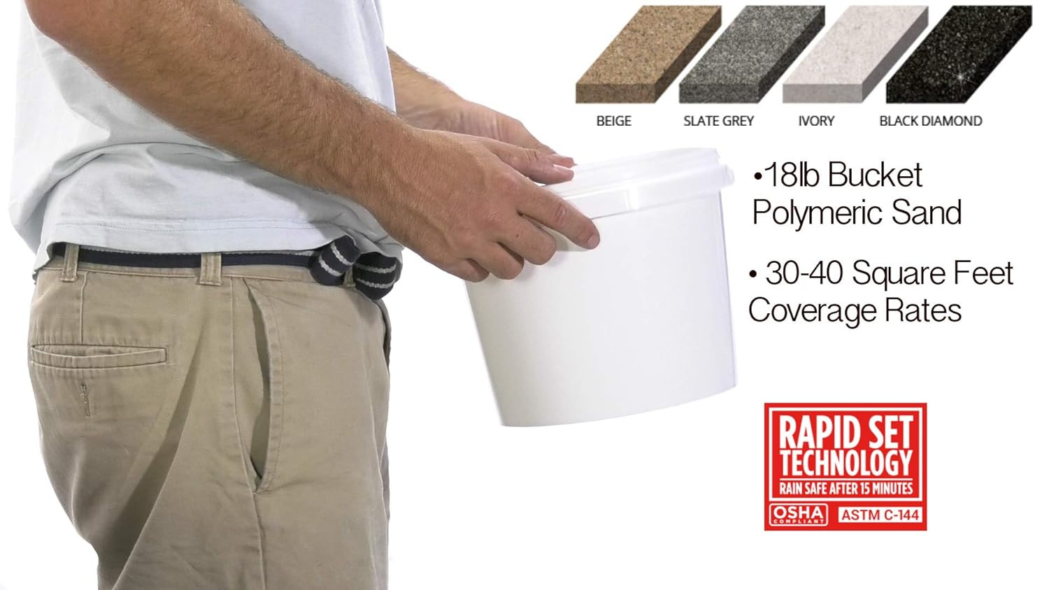 Polymeric Sand – Beige 18Lbs Joint Stabilizing Sand for Pavers (1)