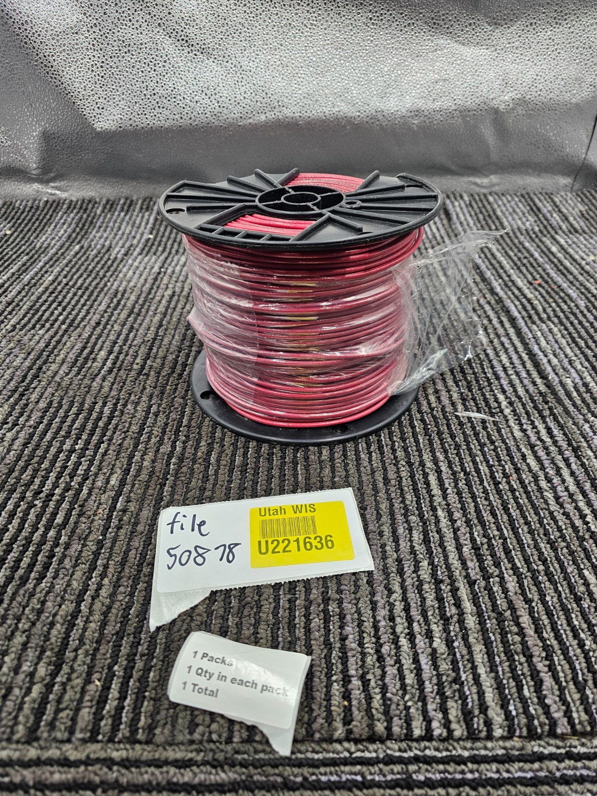 500FT Encore Wire Spool T-90 Nylon-TWN75 Red Wire 500′