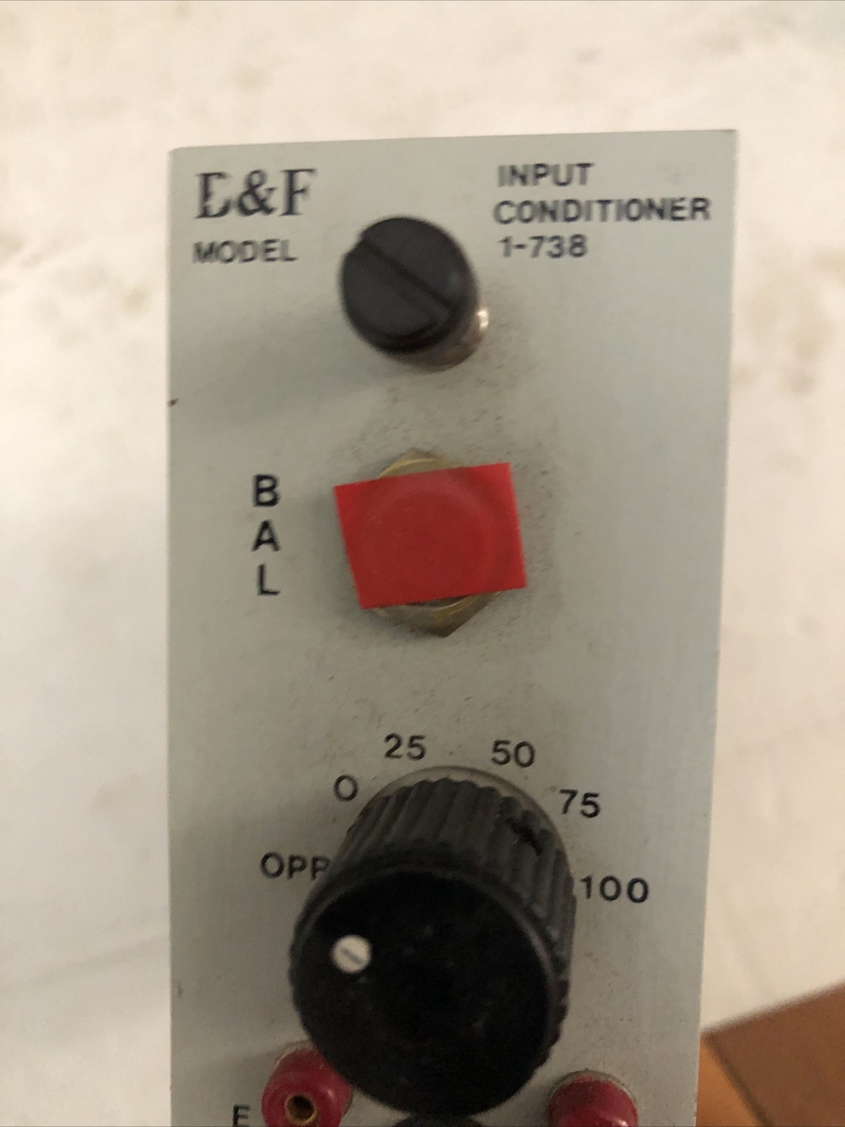 B&F 1-738,B&F I-738,INPUT CONDITIONER 1 A/E 20-120,GD 55-01036-68,CS