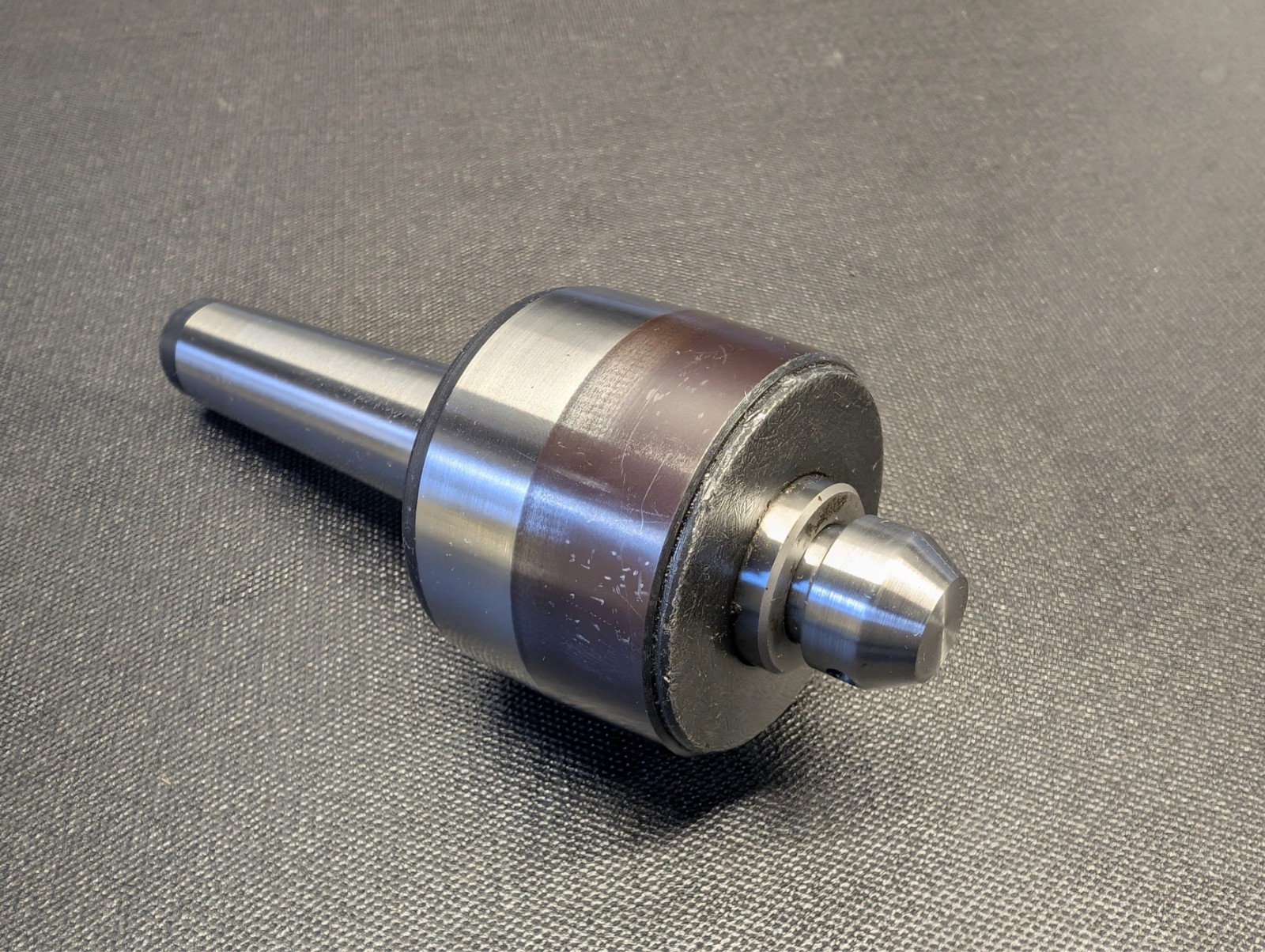 Bison 8832-3 Morse No. 3 Live Center With 60-Deg 5-570-203 Modified Blunt Insert