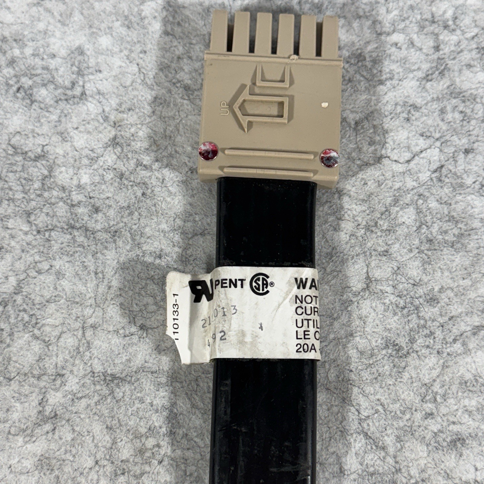 Pent Inc 210013 Cubicle Power Connector 600V 12Ga 6 Wire Electrical Fitting