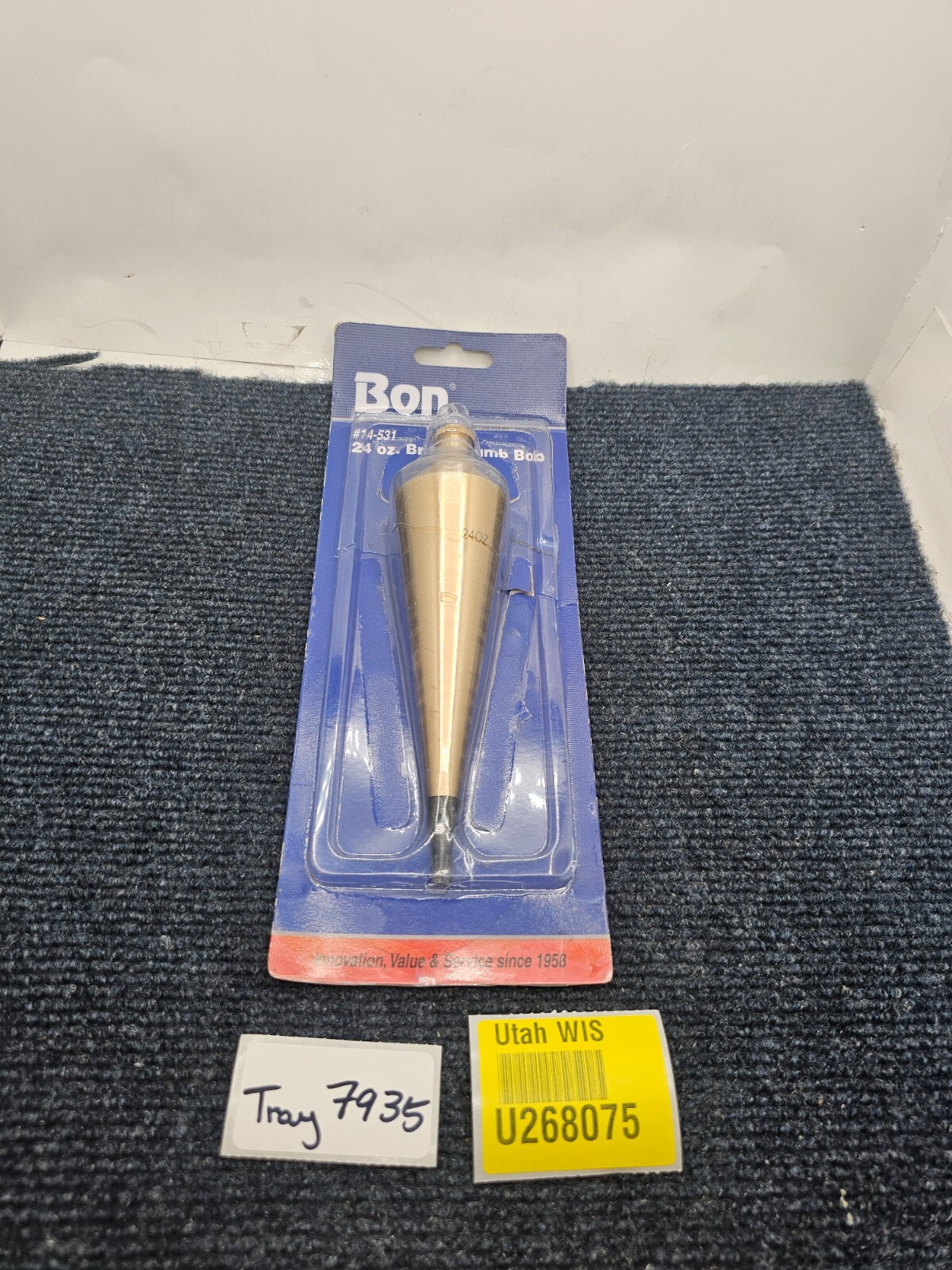 Bon 14-531: Plumb Bob Brass 24 oz