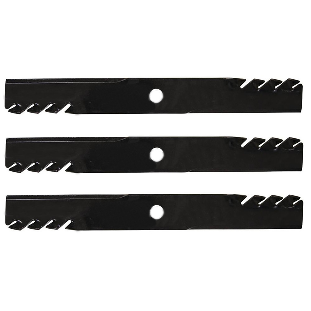 THREE Mulching Mower Blades Fits Exmark 60″ Mower Deck 103-6398 116-5174
