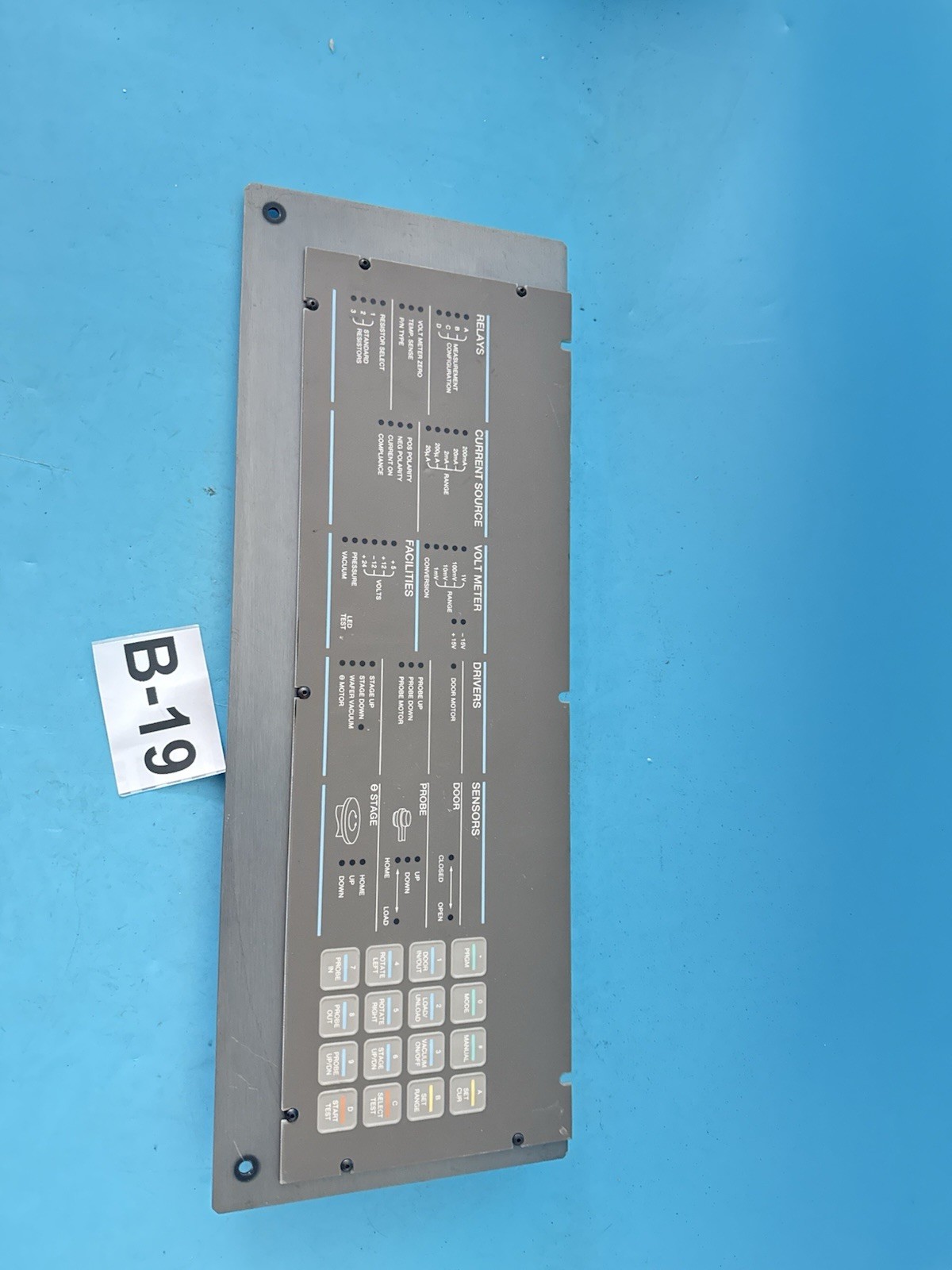 PROMETRIX 54-0097 PCB, DIGITAL DRIVER WITH PANEL; 36-0080 REV C, 28-0053