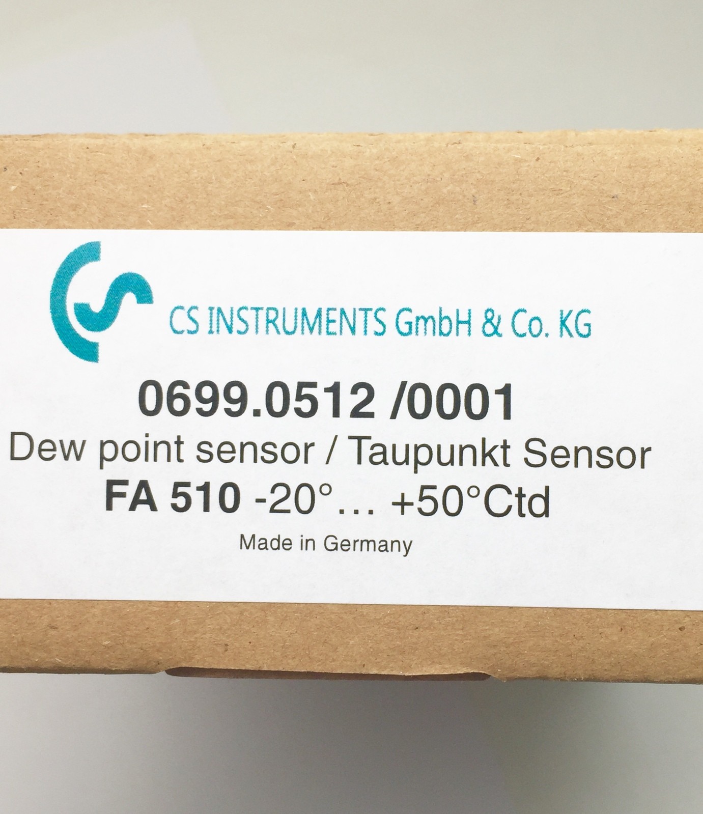 CS Instruments 699.0512 /0001 Dew Point Sensor FA510 -20 +50 deg 6990512