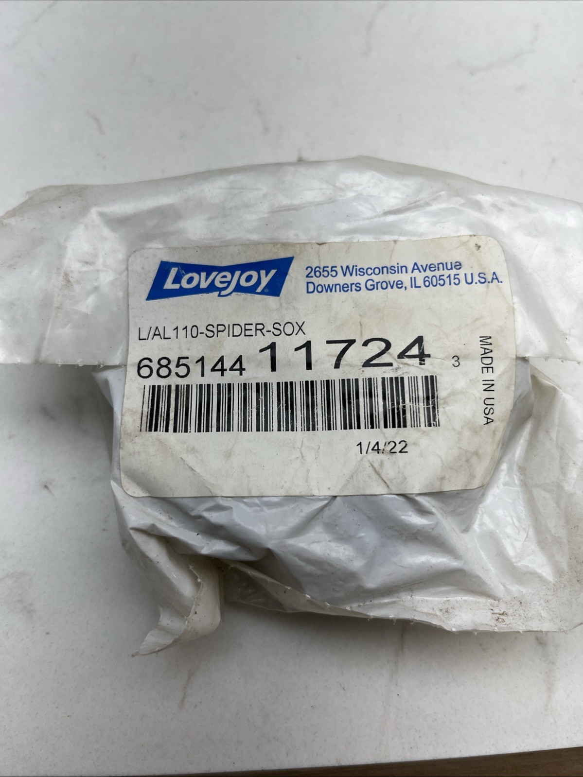 NOS Lovejoy L/AL110 Coupling Spider SOX 68514411724