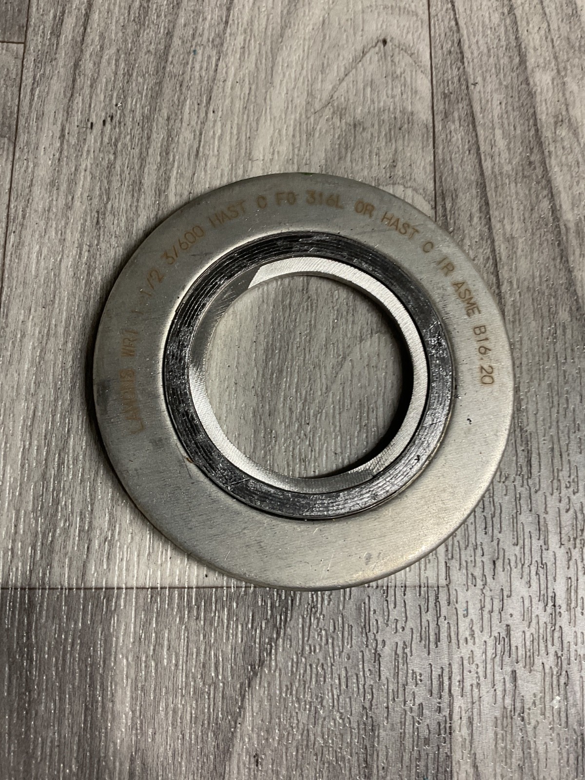 Lamons WRI 1-1/2” Gasket 3/600 HAST C FG 316L / HAST C IR ASME B16.20 #4040J26