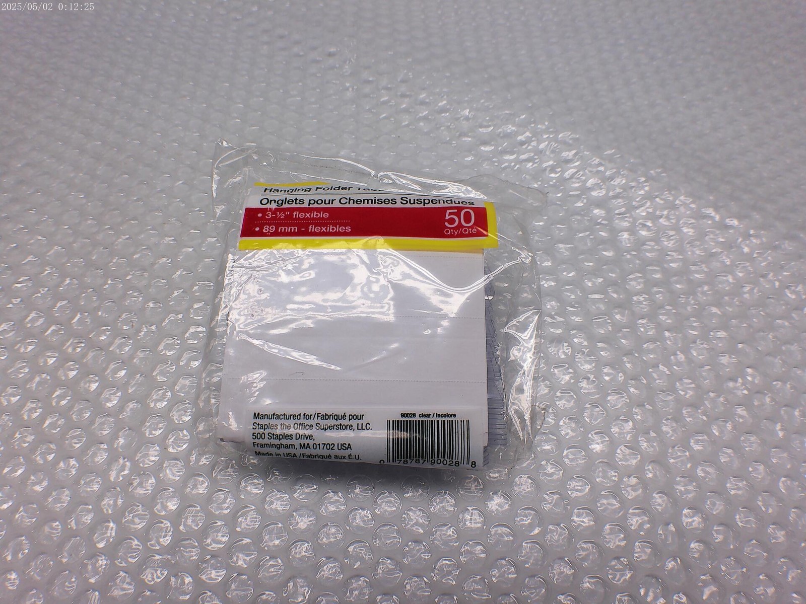 INDUSTRIAL SPARE 90028 3-1/2″ TABS PKG OF 50 NSMP