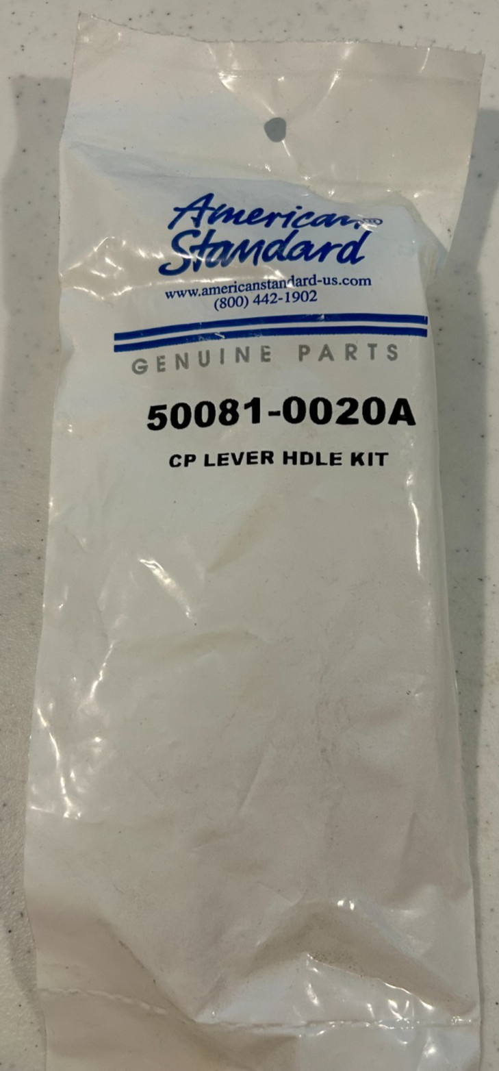 AMERICAN STANDARD 50081-0020A C.P. Lever Handle Kit New FREE SHIPPING