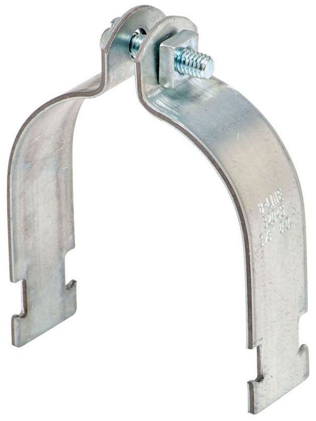 EATON B-LINE B2056PAZN 4 3/8″ OD Pipe Clamp, Steel, Conduit Clamp