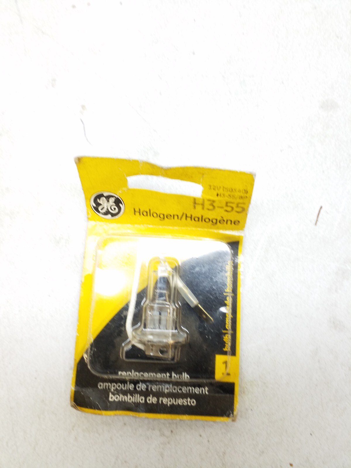 H3-55 General Electric Halogen Fog Lamp 12V Free Shipping Free Returns