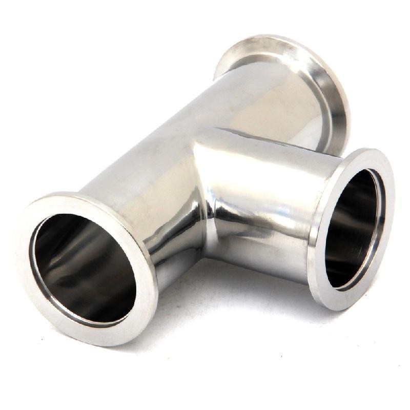 Vacuum KF40 Stainless Steel Right Angle Tee