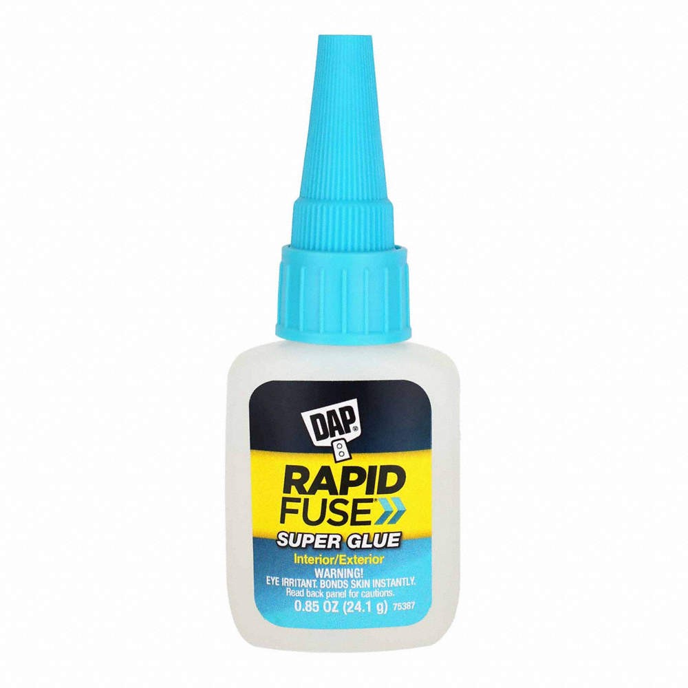 DAP 00155 Instant Adhesive,0.85 fl oz,Bottle 48TR29