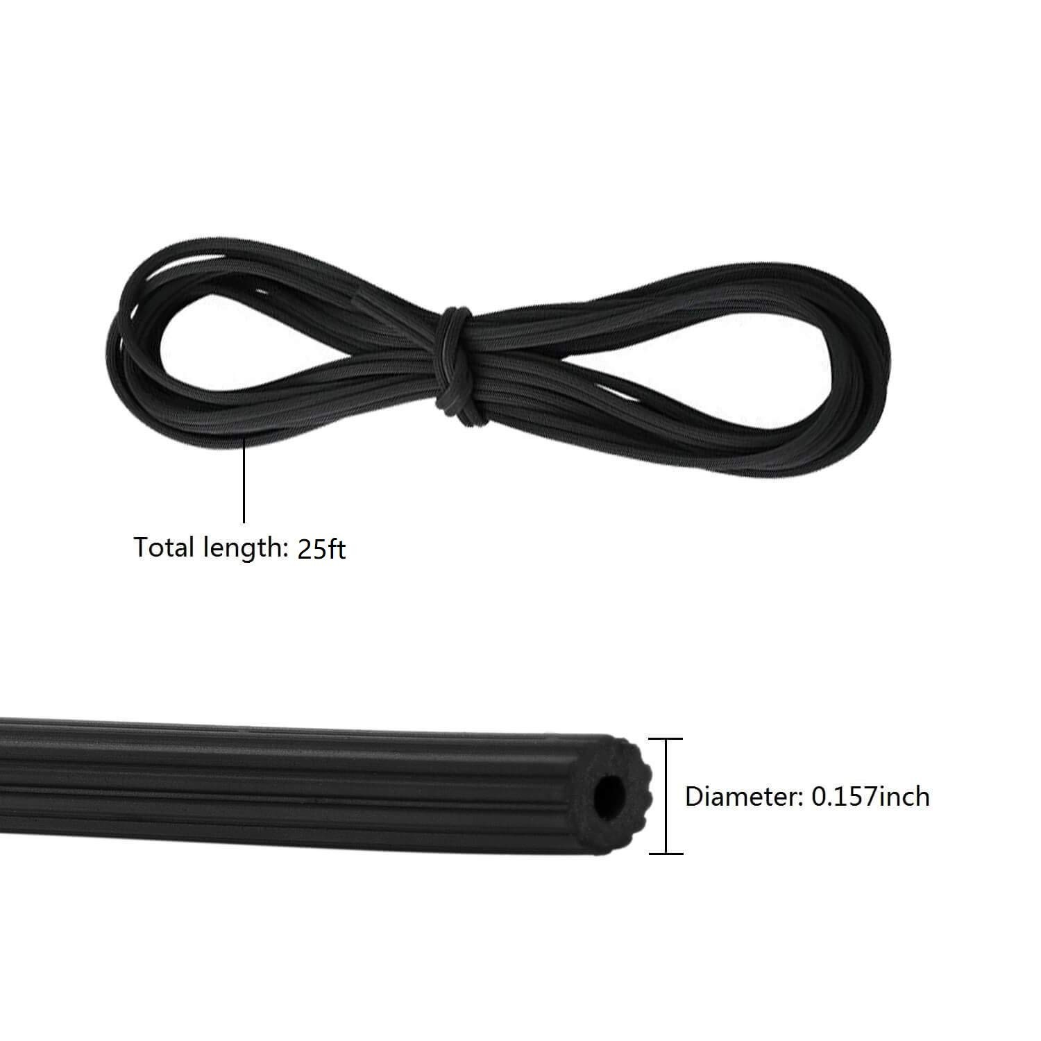 Screen Repair Kit for Windows and Doors 48” x 100″ 48″ x 100″, Black
