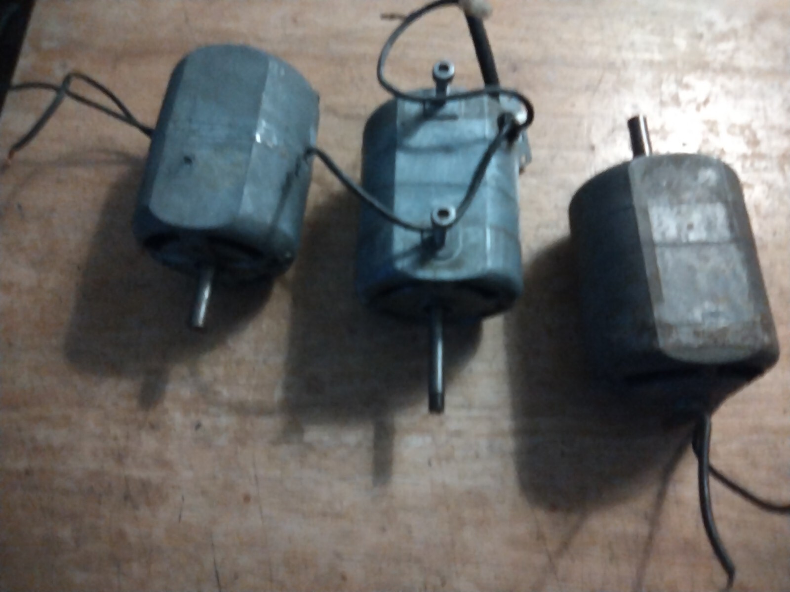 3 Vintage Electric Motor Sew Mach AC Mountable Multi Use Works, Mixed Models USA