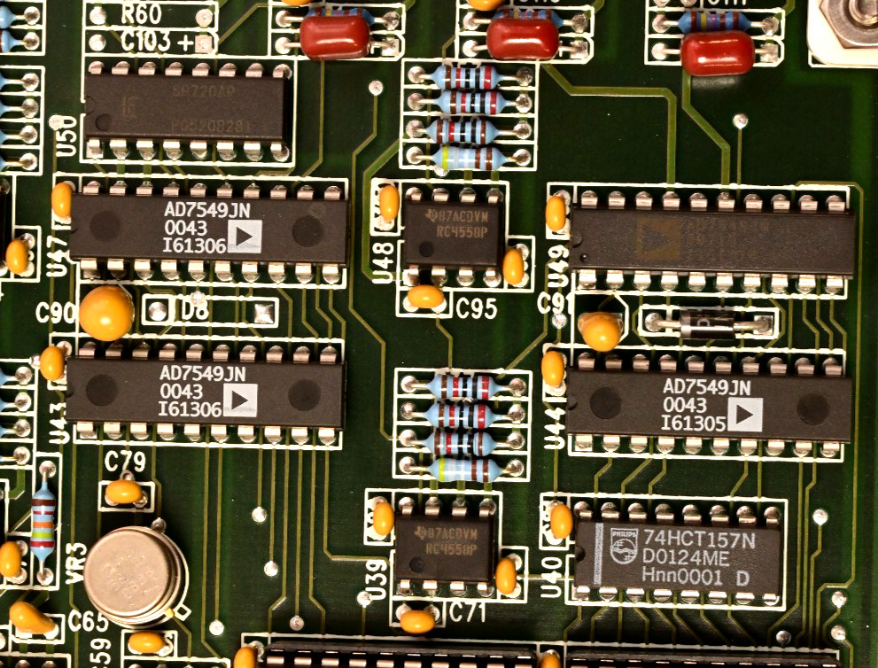 Watthour WECO 2350R PB000503 Zilog Z80 CPU PC Board BB017202 Analog Devices ICs
