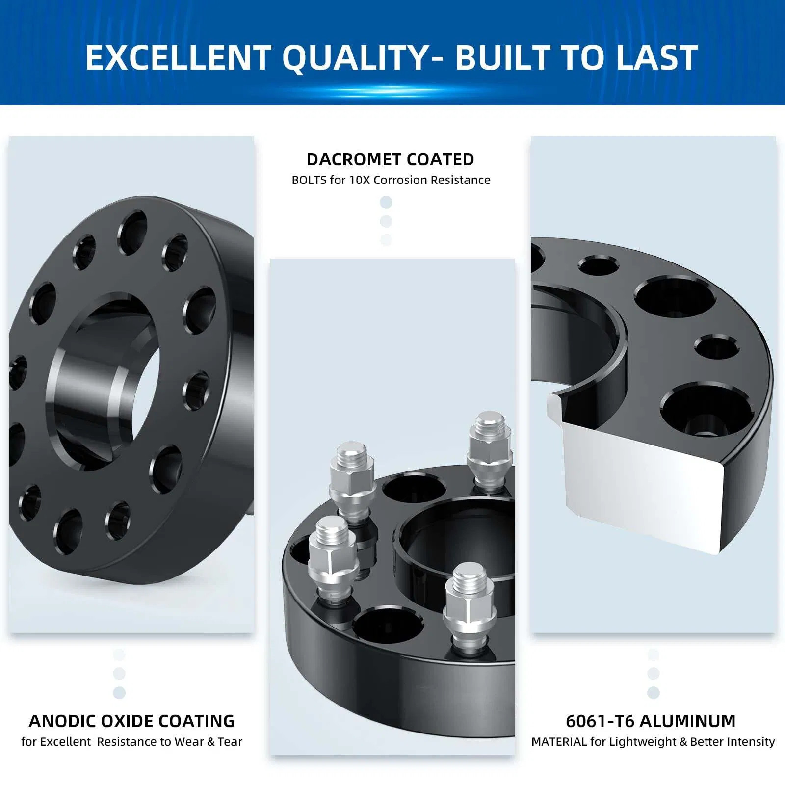 US GARVEE 5×5 Hubcentric Wheel Spacers for Wrangler 2007-2017, 2 Inch 4Pcs 5×127