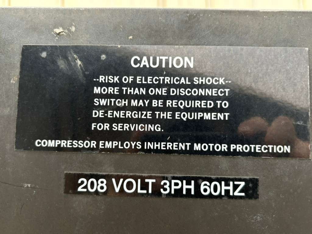 Multistack Water Cooled Chiller Model MS50B11A2W S/N: 11 08 19 w/ SWEP B45X60