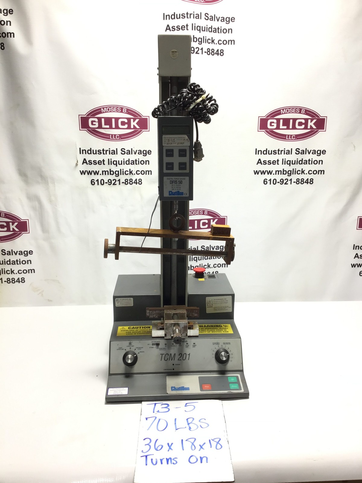 Chatillon TCM 201 Motorized Test Stand