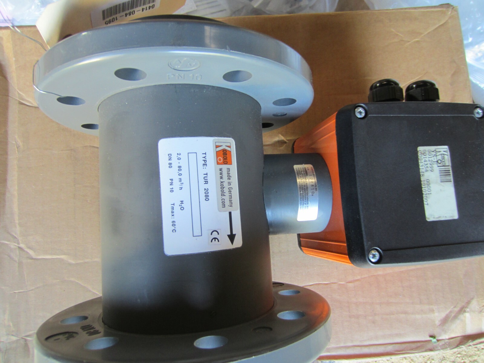 New Kobold TUR2080 TUR 2080 Turbine Wheel Flow Meter 2.0-80.0 M3/H ADI-Ds