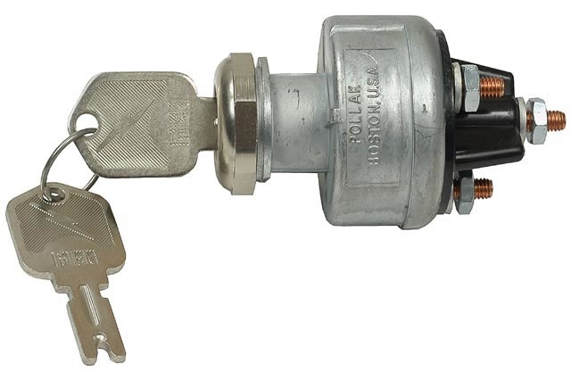 4-Position Ignition Switch- – Switch with Key and Hdw ( Pack of 1)