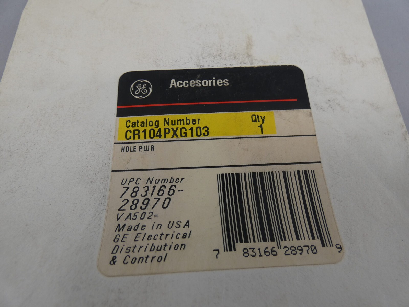 General Electric CR104PXG103 Accessory – NEW Surplus!
