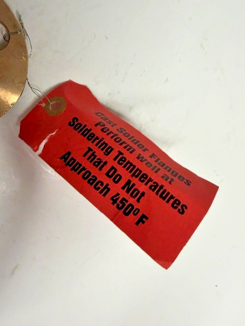 Lee 11-342 Brass Companion Flange 1/2″ Class 125 Bolt 4 NEW