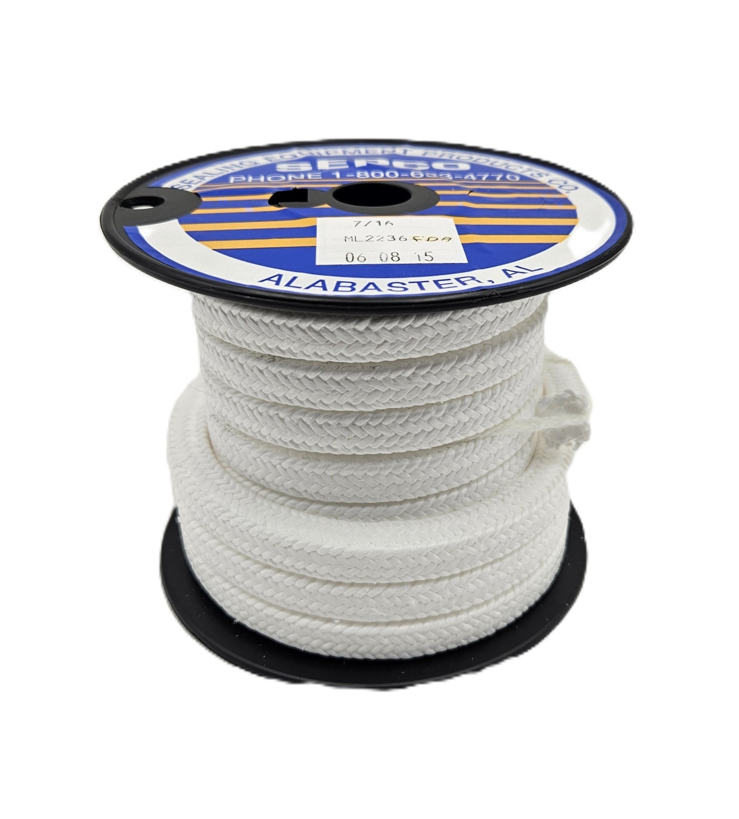 SEPCO ML 2236FDA PTFE PACKING SIZE 7/16 (FAST SHIPPING)