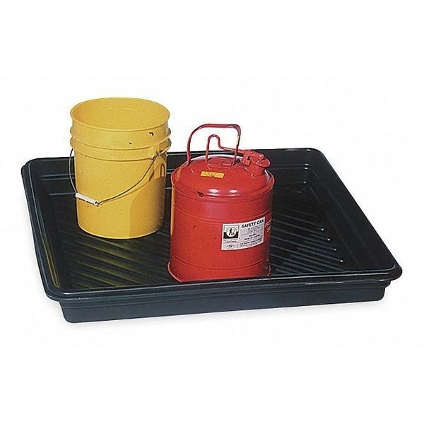 Ultratech 1034 Spill Tray, 18 Gallon Spill Capacity, Polyethylene, 36 In L X 24