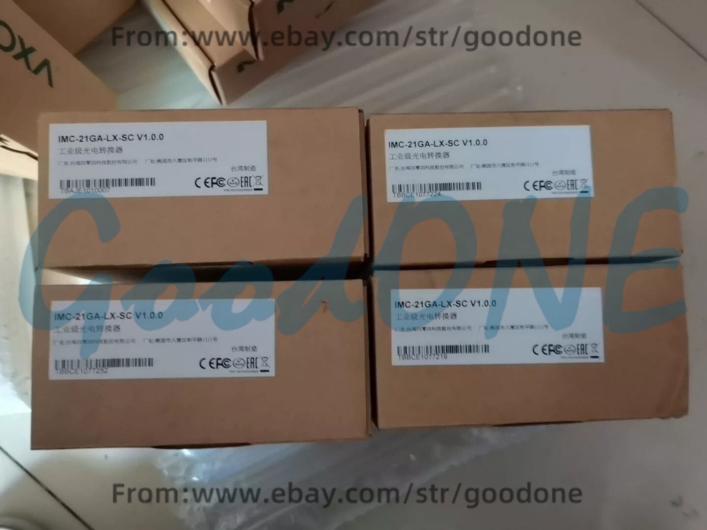 1PC NEW MOXA IMC-21GA-LX-SC-T Single-Mode Gigabit Wide-Temperature Transceiver