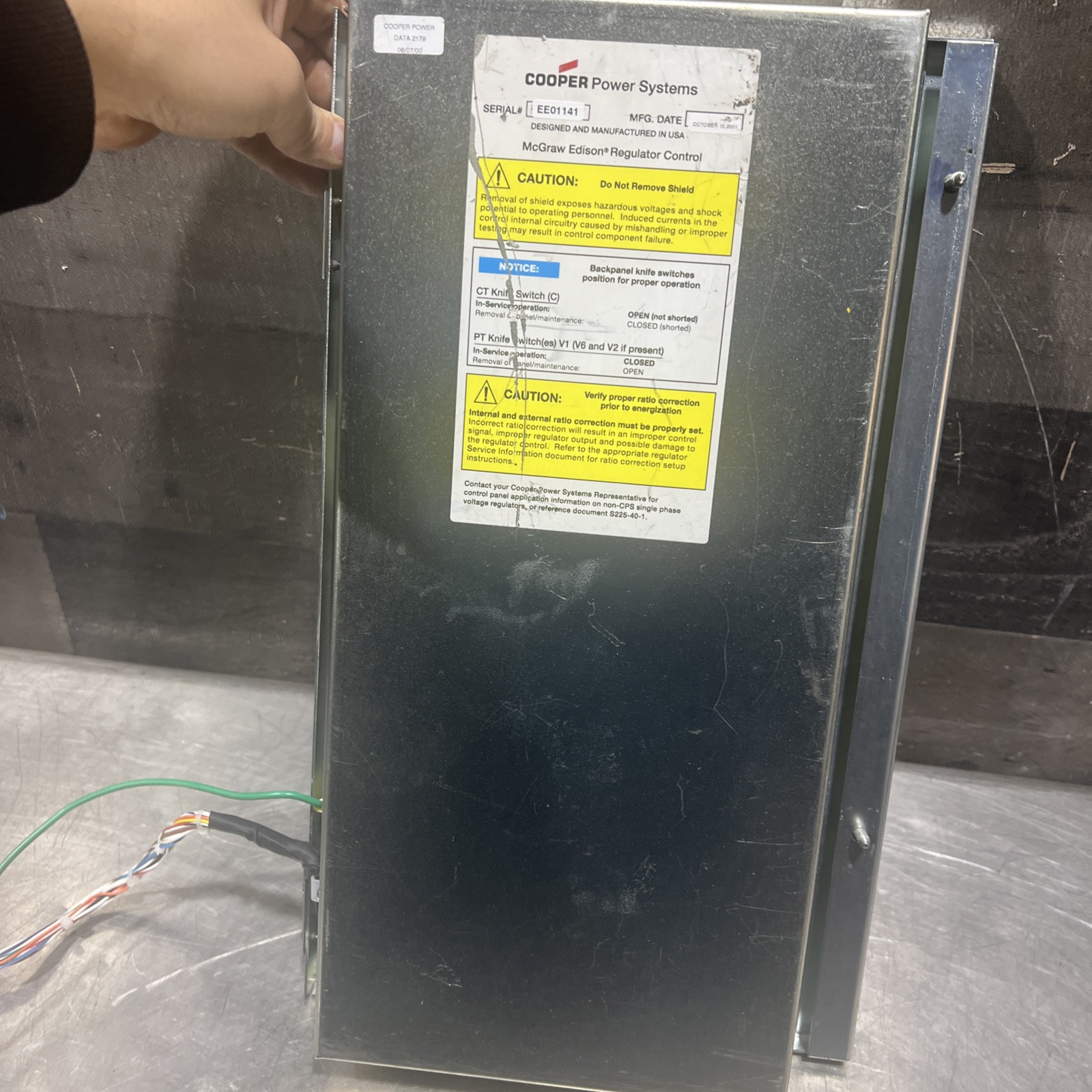COOPER POWER SYSTEMS CL-5E REGULATOR CONTROL MCGRAW-EDISON CL-5 Used Surplus