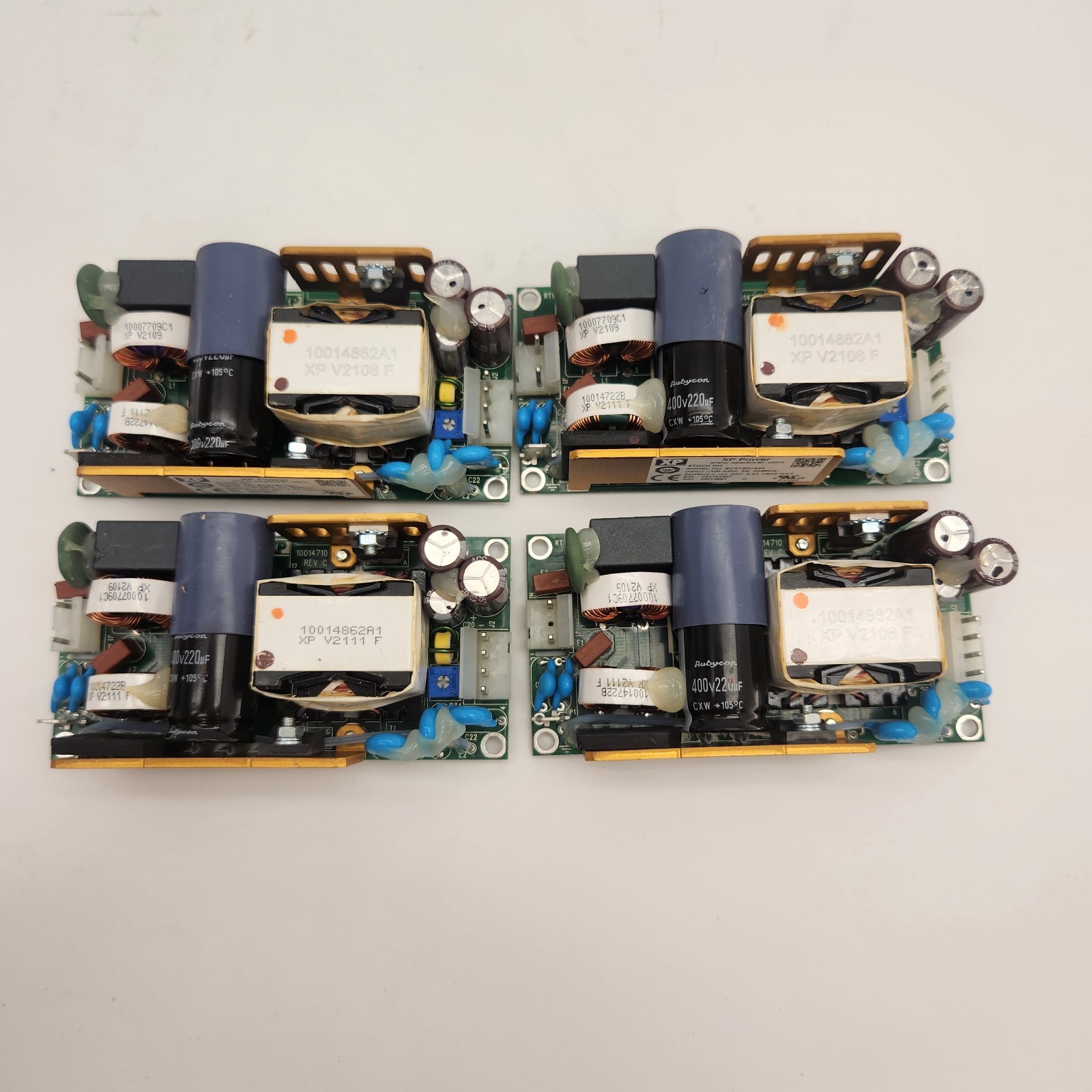 (Lot of 4) XP Power ECS130US24 24V 5.4A AC DC Power Supply | Untested