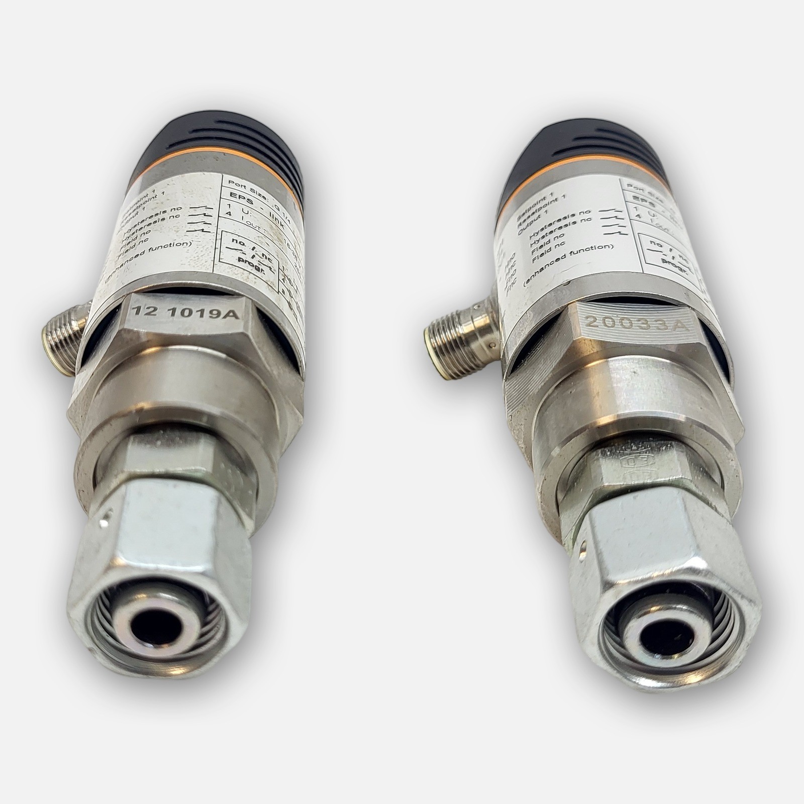 LOT OF 2 EFECTOR IFM PN7004 ELECTRONIC PRESSURE SWITCH 18-36 VDC