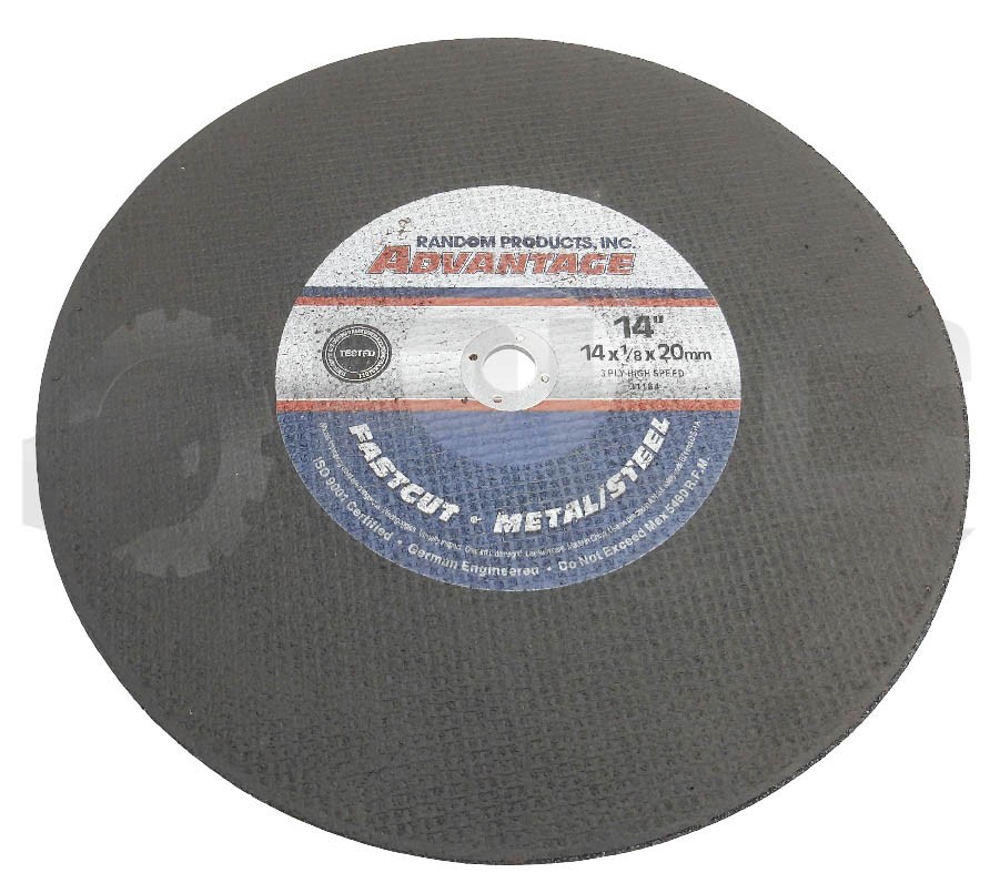 NEW BOX OF 8 RANDOM PRODUCTS INC 31184 GRINDING WHEEL 14″ X 1/8″ X 20MM